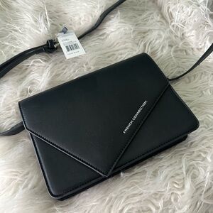 French Connection Elegant Black Crossbody Bag